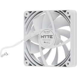 Ventilator HYTE FA12, white case fan, 4-pack, 120 mm