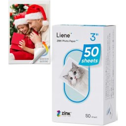 Set Hartie Foto Autoadeziva Liene pentru Imprimantele Liene Pearl 2x3Inch 50 Bucati