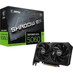 Placa Video MSI GeForce RTX 5060 SHADOW 2X OC MAX 8GB GDDR7 128-bit DLSS 4