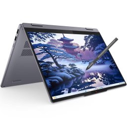 Laptop 2-in-1 Lenovo Â IdeaPad 5 2-in-1 14IAL10 Intel Core Ultra 7 255H 5.1GHz 14inch WUXGA IPS Touch 16GB DDR5 RAM 1TB SSD Intel Arc 140T GPU No OS Luna GreyÂ
