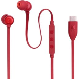 Casti cu Fir JBL Tune 310C USB-C Rosu