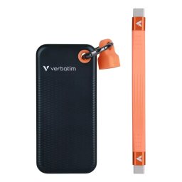 SSD Extern Portabil Verbatim Pocket 32418 Interfata USB 3.2Gen2 256GB Negru/Portocaliu