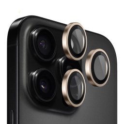 Folie Protectie Blueo Camera Spate Metal Frame pentru Apple iPhone 16 Pro Max / 16 Pro Sticla Securizata