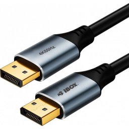 Cablu Video Ibox HDMI DisplayPort 4k30Hz 2m Negru