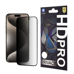 Folie Protectie Lito HD Pro Apple iPhone 15 Pro Max Sticla Securizata Full Glue