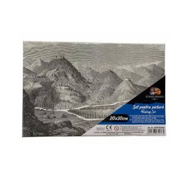 Set Pictura PIGNA Panza Imprimata Pigna Peisajcuarele Pensule Accesorii