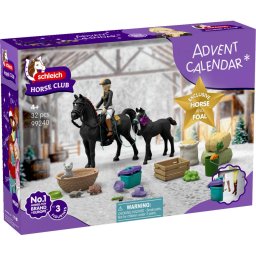 Calendar Advent Schleich Horse Club 2026 - Plimbare De IarnÄ Ãn Lakeside Cu Figurine Èi Accesorii 4Ani+ Multicolor