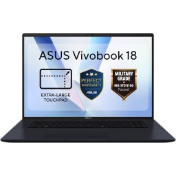 Laptop ASUS Vivobook 18 M1807GA AMD Ryzen AI 7 445 4.6GHz 14inch WUXGA IPS 144Hz 16GB DDR5 RAM 512GB SSD AMD Radeon Graphics No OS Quiet Blue