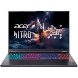 Laptop Acer Gaming Nitro 16S AI AN16S-61-R0FL AMD Ryzen AI 9 365 5Ghz 16inch WUXGA IPS 180Hz 16GB DDR5 1TB SSD NVIDIA GeForce RTX 5060 no OS Black