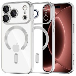 Husa Techsuit pentru Apple iPhone 18 Pro Max / 17 Pro Max Argintie