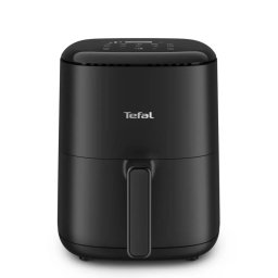 Friteuza Cu Aer Cald Tefal Easy Fry Compact EY145810 1300W 10 Programe Capacitate 3L Ecran Tactil Vas Detasabil Antiaderent Oprire Automata Negru