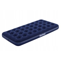 Saltea Gonflabila Bestway Single Velur 188x99x22cm Utilizare Interioara si Exterioara Albastru