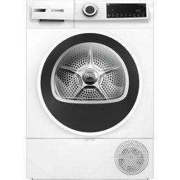 Uscator de Rufe cu Condensare si Pompa de Caldura Bosch Seria 6 WQJ24200BY Capacitate 9KG AutoDry Smart Dry Filtru Easy Clean Compatibil Home Connect Clasa D Alb