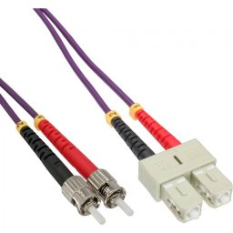 Cablu Fibra Optica InLine SC-ST OM4 3m