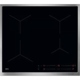 Plita Incorporabila AEG TO64IA0FXB Inductie 4 Zone de Gatit Timer Electronic Conectivitate Hota Booster Functie Pauza 60cm Negru