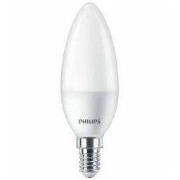 Pachet 2 Becuri LED Philips Tip Lumanre / Lustra EyeComfort E14 7W (60W) 806lm Lumina Alba Calda (2700K) Clasa Energetica E