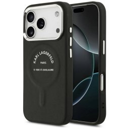 Husa Karl Lagerfeld pentru Apple iPhone 18 Pro Max / 17 Pro Max Neagra