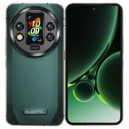 Smartphone OUKITEL WP200 Pro 5G Dual SIM Ecran AMOLED 6.7Inch 24GB + 1TB 8800mAh Android 15 NFC Verde