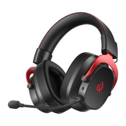 Casti Gaming QCY Heroad VT200 Microfon Detasabil Conectivitate BT / 2.4GHz / Jack 3.5MM Negru/Rosu