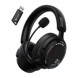 Casti Gaming Onikuma GT886 Microfon Detasabil Bluetooth / 2.4GHz Autonomie pana la 60 Ore Negru