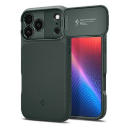 Husa Spigen Apple iPhone 18 Pro Max / 17 Pro Max Optik Armor Verde