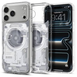 Husa Spigen Apple iPhone 18 Pro / 17 Pro Ultra Hybrid Zero One Alb
