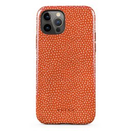 Husa Burga Dual Layer Vintage Edition Apple iPhone 12 / 12 Pro Portocaliu