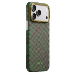 Husa PITAKA Breath of Veins Aramida Magsafe Apple iPhone 17 Pro Max Sprout Surge Multicolor