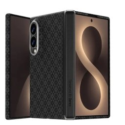 Pachet Husa + Folie Sticla Benks Air Armor Grid Kevlar Magnetic Samsung Galaxy Z Fold 8 Negru