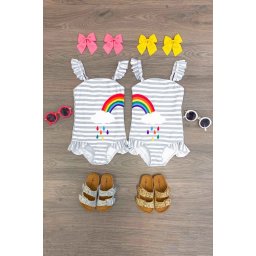 Costum de baie - Curcubeu - gemene Drool (Marime: 100)