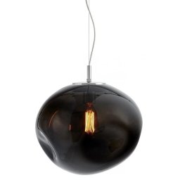 Pendul Avia L 10423108, 1xE27, crom cu abajur fumuriu, metal și sticlă