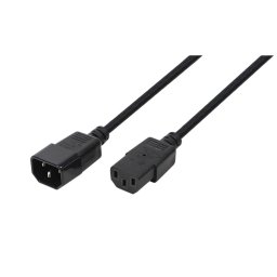Cablu alimentare LOGILINK 1.8m C14 la C13, 10A, negru