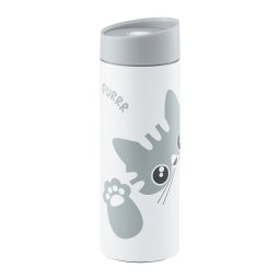 Cana termos 340ml, gri, Kitty