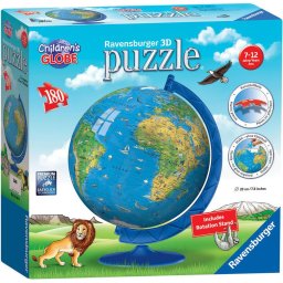 Puzzle kuliste 180el Globus po angielsku