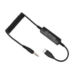 Cablu adaptor Boya 35C-USB C de la jack 3.5mm la USB Type-C