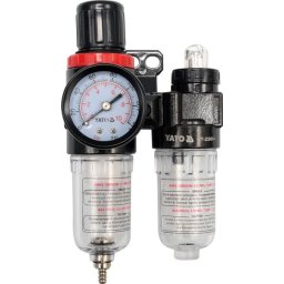 Filtru aer cu reductor si rezervor de ulei pentru compresoare YT-2384, prindere 1/4