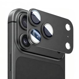 Folie pentru iPhone 18 Pro - Lito Crown Halo AR + AF Camera Lens - Black