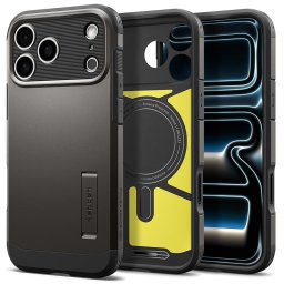 Husa Husa pentru iPhone 18 Pro / iPhone 17 Pro - Spigen Tough Armor T MagSafe (ACS12174) - Gunmetal