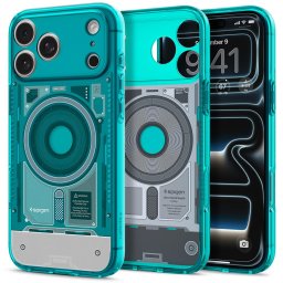 Husa Husa pentru iPhone 18 Pro / iPhone 17 Pro - Spigen Ultra Hybrid C-One MagSafe (ACS11985) - Bondi Blue