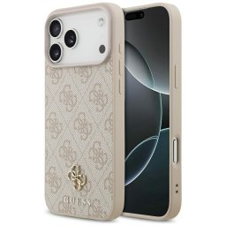 Husa Husa pentru iPhone 18 Pro Max / iPhone 17 Pro Max - Guess Hardcase 4G Small & Classic MagSafe (GUHMP18XP4SM4MP) - Pink