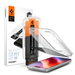 Folie pentru iPhone 18 Pro Max - Spigen Glas.tR EZ-FIT Pro HD (AGL12034) - Privacy