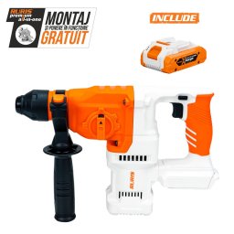 Ciocan rotopercutor pe acumulator, RURIS RMX2813 POWER ALFA UP {contine acumulator 2400e x-charge}