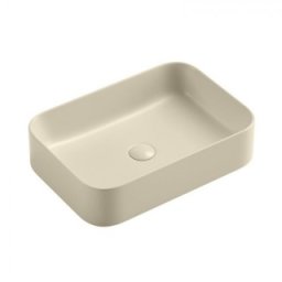 Lavoar dreptunghiular Fluminia Capri 55cm, cappuccino