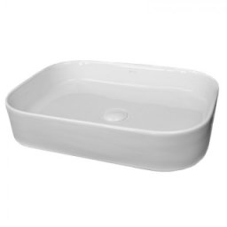 Lavoar dreptunghiular Fluminia Capri 55cm, alb