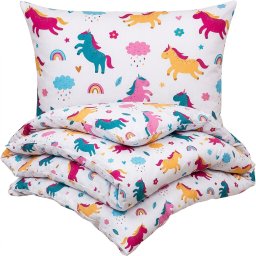 Lenjerie de pat 4Home Unicorn pentru copii, bumbac, 100 x 135 cm, 40 x 60 cm