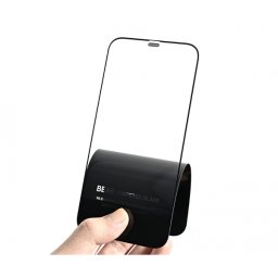 Folie de protectie Ecran Privacy Bear pentru Apple iPhone 17 Pro, Sticla Securizata, Full Glue