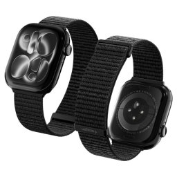 Curea Spigen WBF01 pentru Apple Watch 49mm / 46mm / 45mm / 44mm Series, Neagra AMP11833