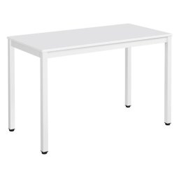 Masa pentru sufragerie/living, Artool, pal, metal, alb, 120x60x76 cm