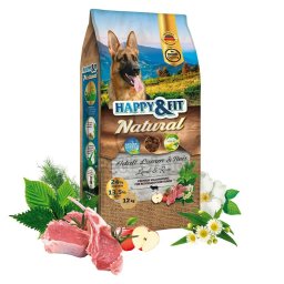 Happy&Fit Natural Adult - miel & orez 12 kg