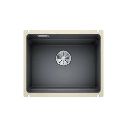 525154 Blanco Etagon 500 - Chiuvetă ceramică, 54x46 cm, cu glisoare, InFino, bazalt
